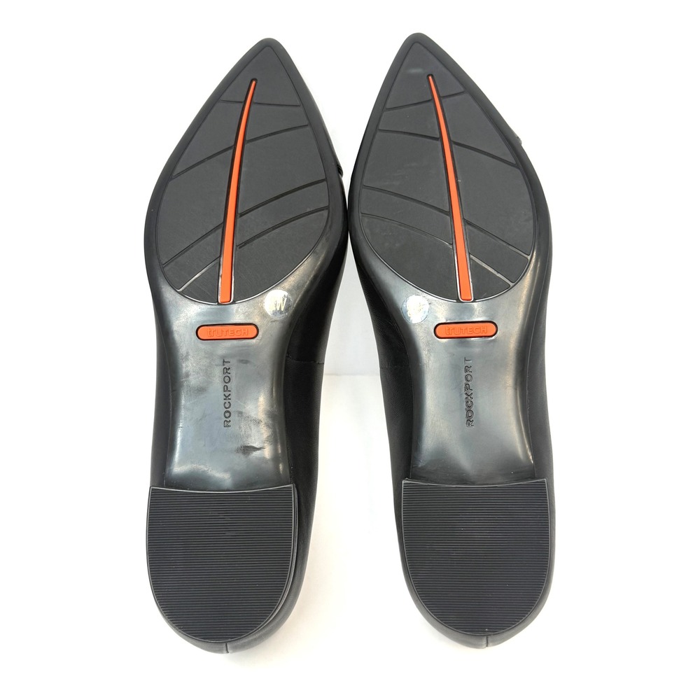 Rockport Womens Kenzie Total Motion Pointy Toe Dress Flats Black Size 8W NWT/BOX - Picture 7 of 8